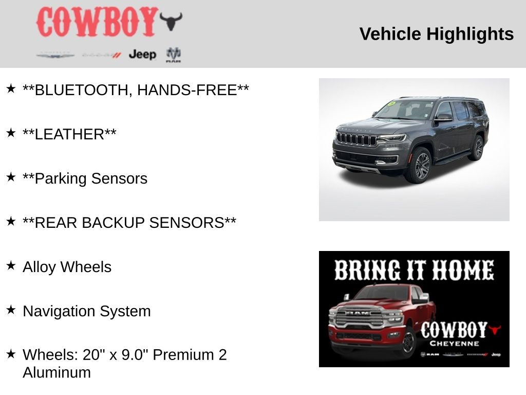 Used 2024 Jeep Wagoneer L Series II SUV