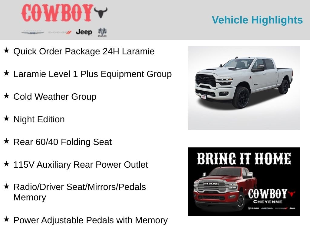 New 2026 Ram 2500 Laramie Pickup