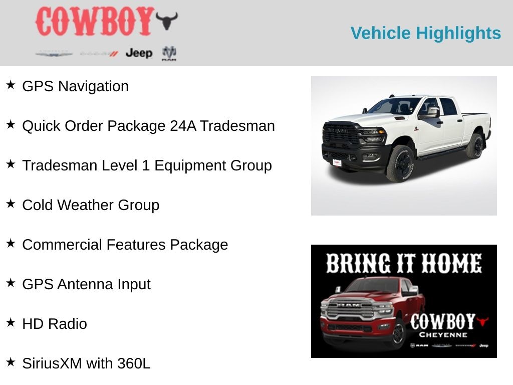 New 2026 Ram 3500 Tradesman Pickup