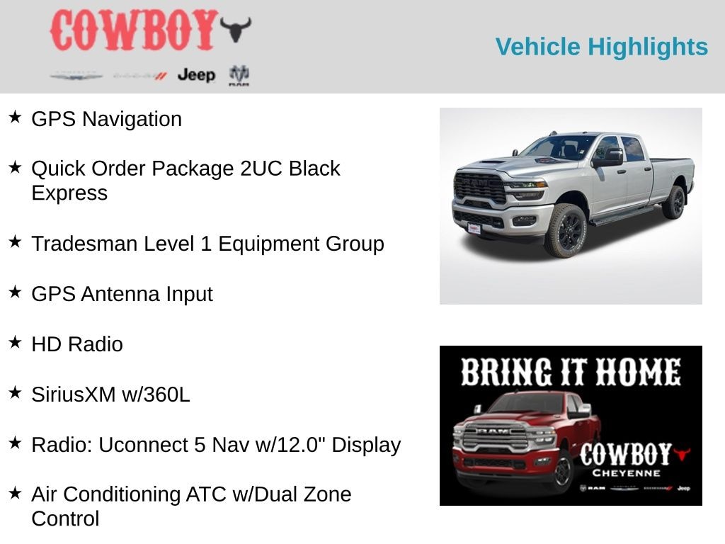 New 2026 Ram 2500 Tradesman Pickup