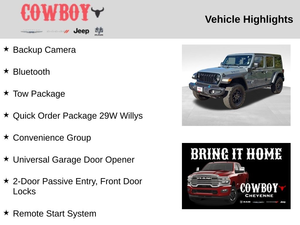 Used 2024 Jeep Wrangler 4xe Sport SUV