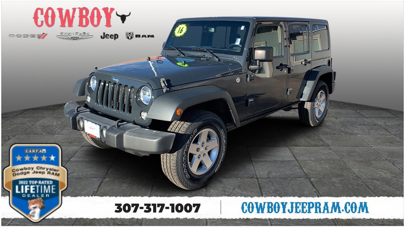 Used 2016 Jeep Wrangler Unlimited 4WD 4dr Sport For Sale | Cheyenne WY