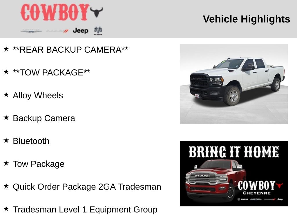 Used 2023 Ram 2500 Tradesman Truck Crew Cab