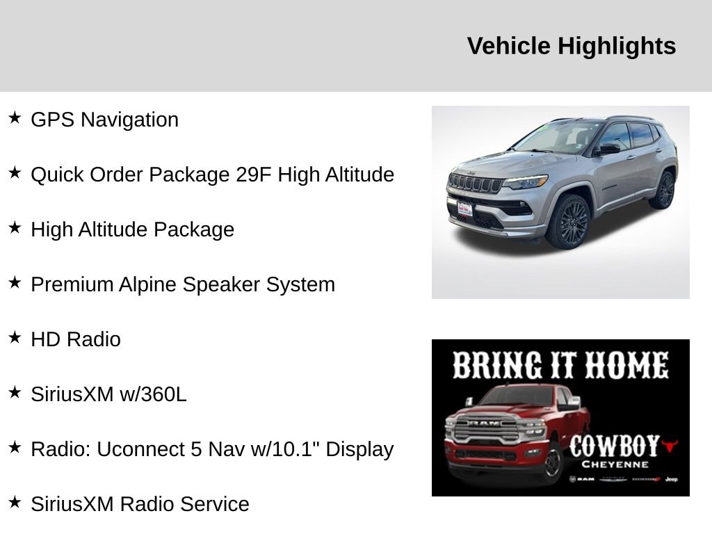 Used 2023 Jeep Compass Limited SUV