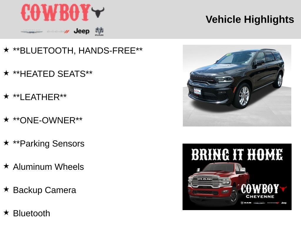 Used 2023 Dodge Durango GT SUV