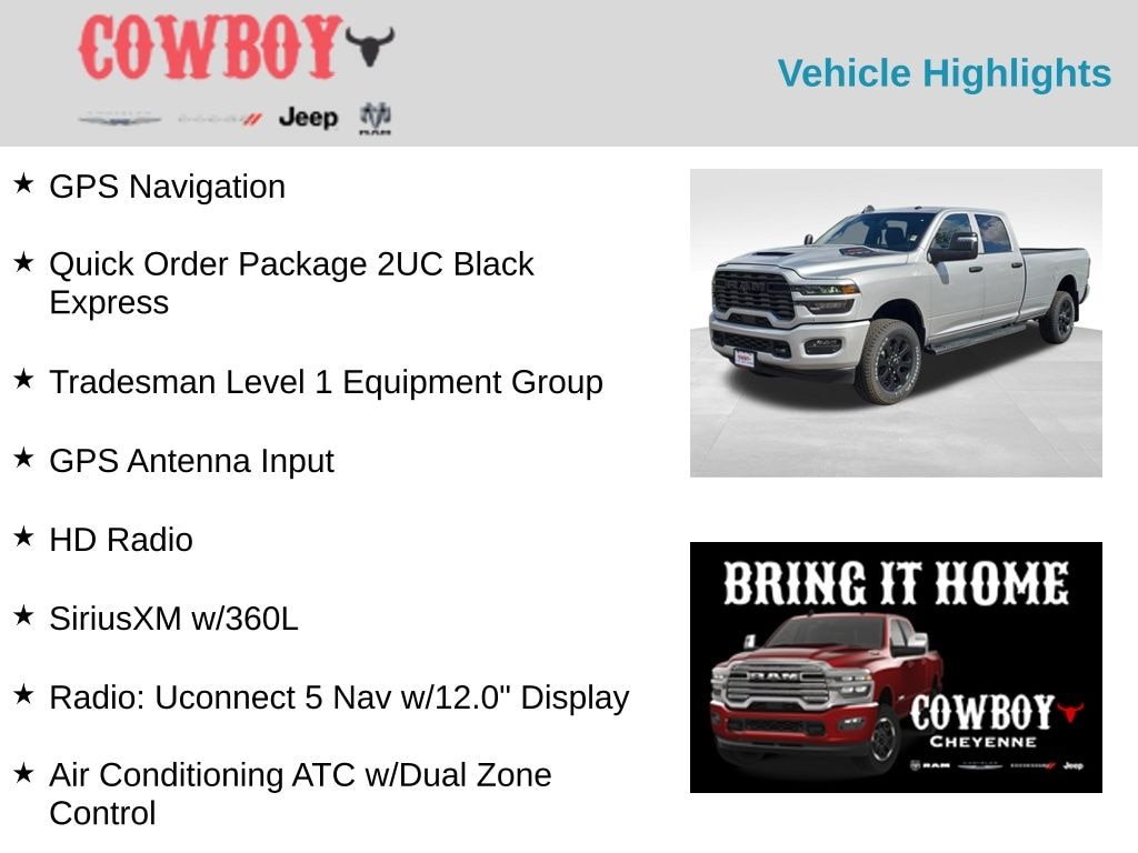 New 2026 Ram 2500 Tradesman Pickup