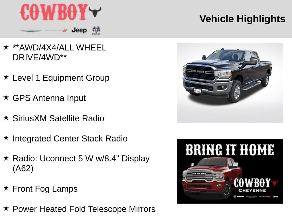 Used 2024 Ram 2500 Big Horn Truck Crew Cab