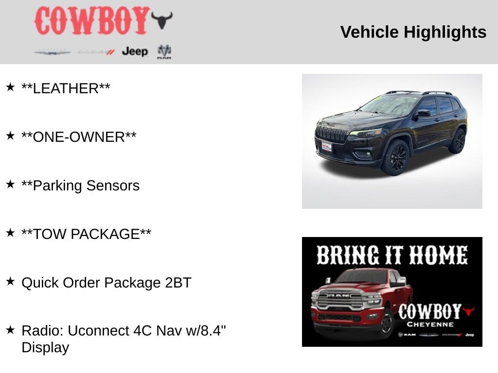 Used 2023 Jeep Cherokee Altitude SUV