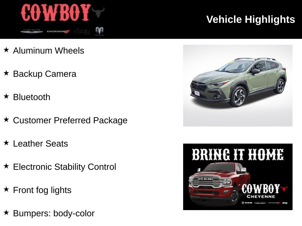 Used 2024 Subaru Crosstrek Limited SUV