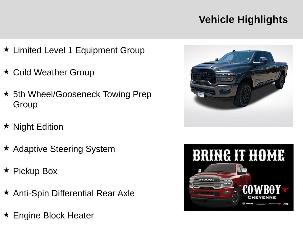 New 2025 Ram 2500 Limited Truck