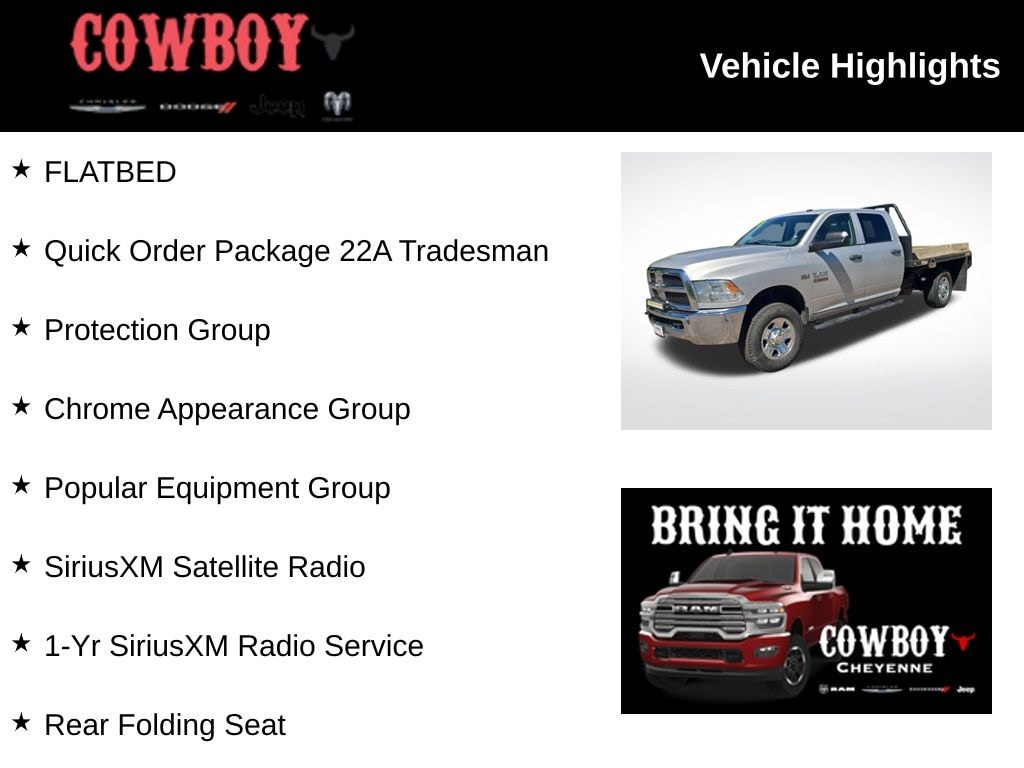 Used 2016 Ram 2500 Tradesman Truck