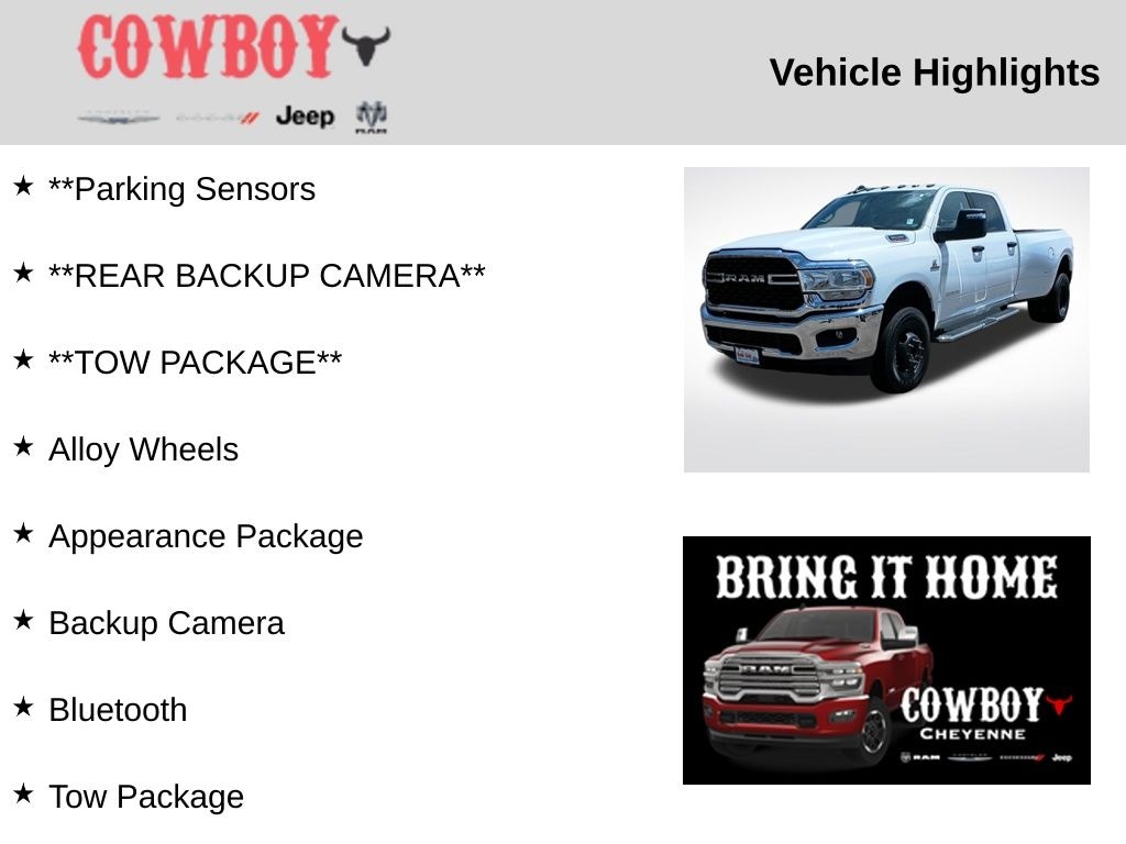 Certified 2024 Ram 3500 Big Horn Truck