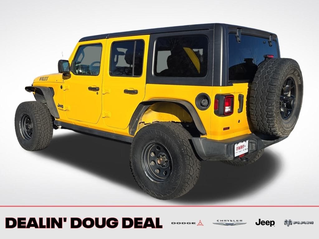 Used 2021 Jeep Wrangler Unlimited Willys SUV
