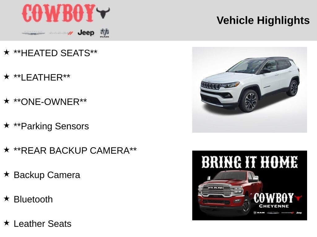 Certified 2023 Jeep Compass Limited SUV