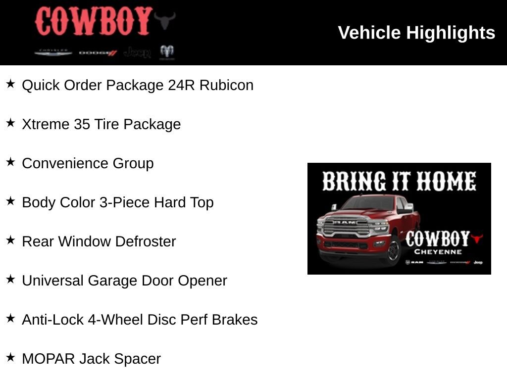 New 2026 Jeep Wrangler Rubicon SUV