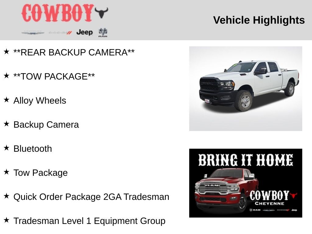 Certified 2023 Ram 2500 Tradesman Truck