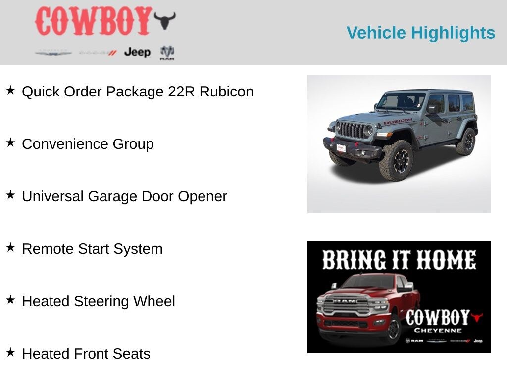 New 2026 Jeep Wrangler Rubicon SUV