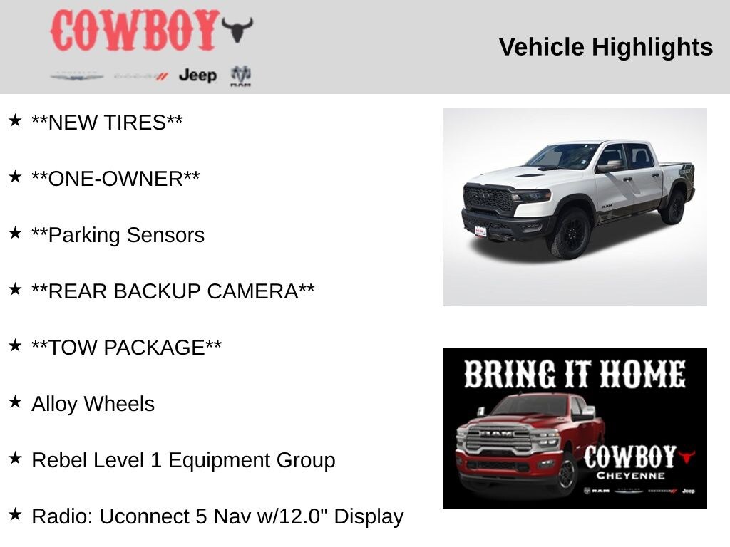 Certified 2025 Ram 1500 Rebel Truck