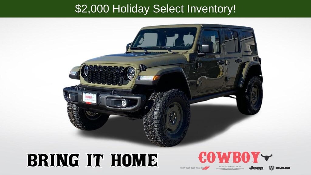 New 2025 Jeep Wrangler Willys 4xe SUV