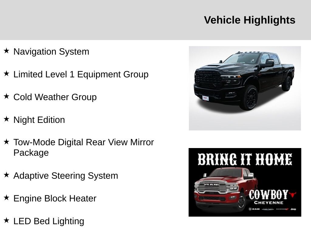 New 2025 Ram 3500 Limited Truck
