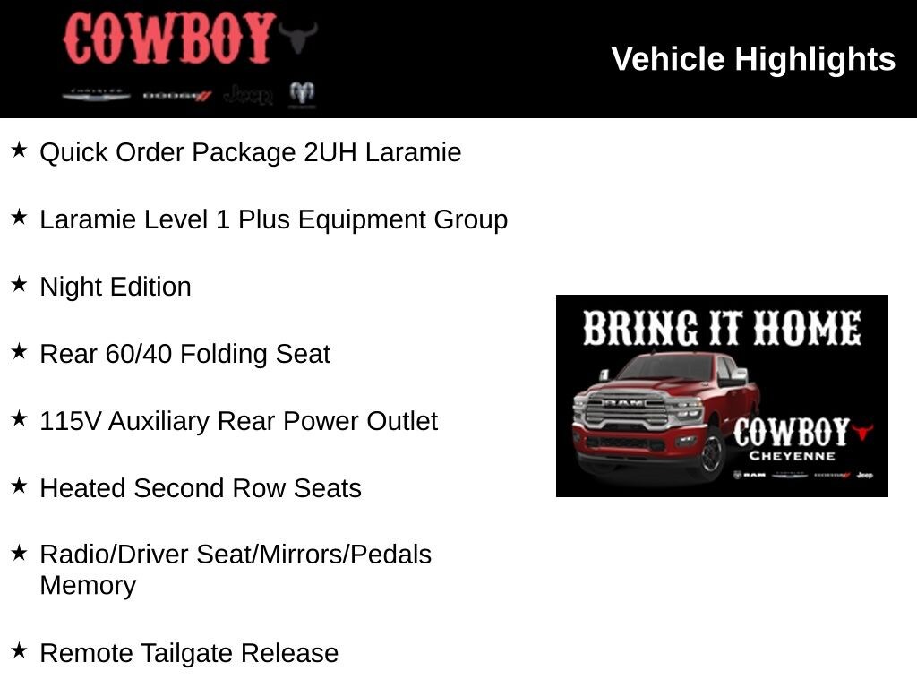 New 2026 Ram 2500 Laramie Truck