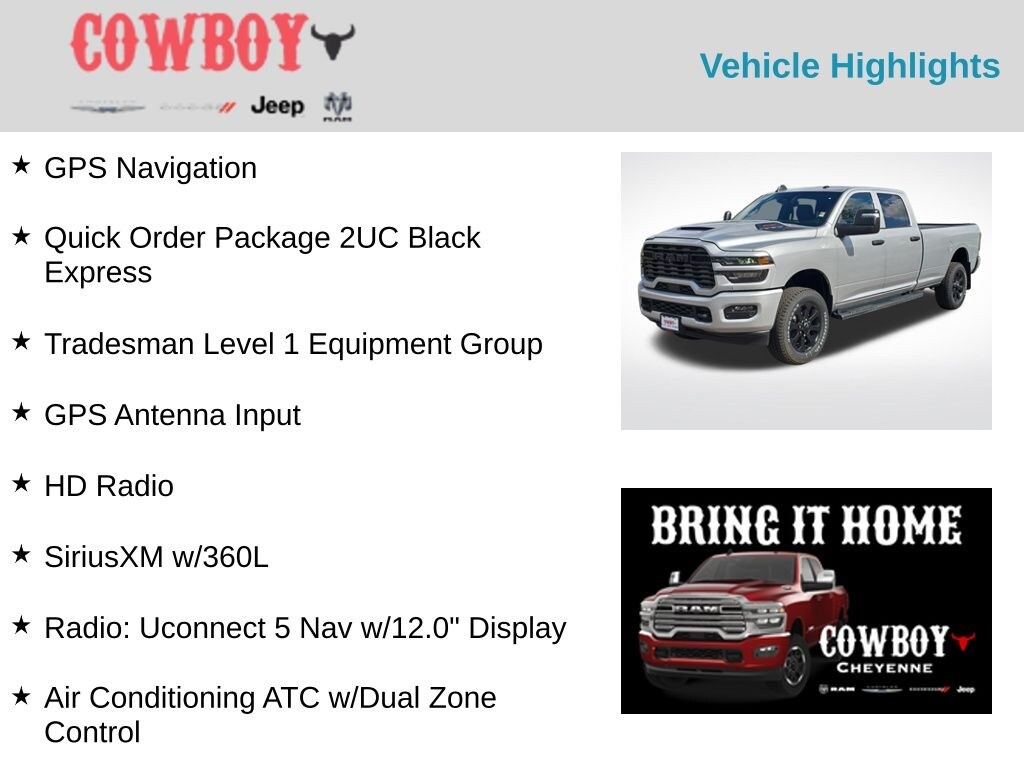 New 2026 Ram 2500 Tradesman Truck