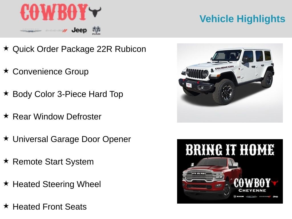 New 2026 Jeep Wrangler Rubicon SUV