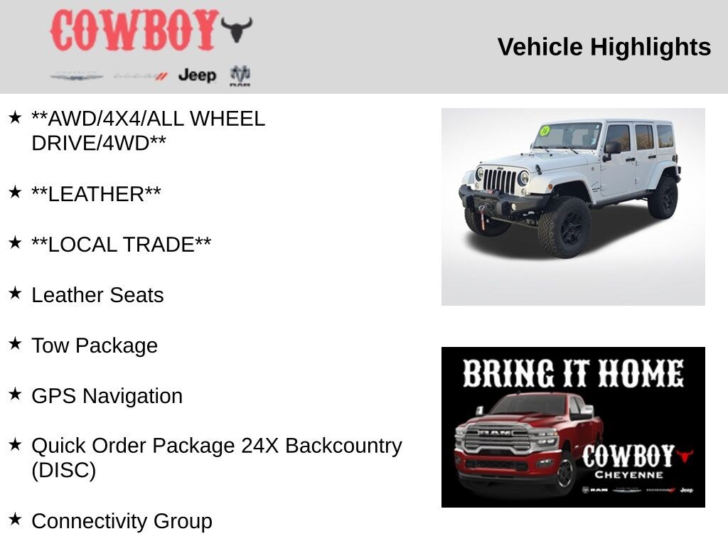 Used 2016 Jeep Wrangler Unlimited Sahara SUV