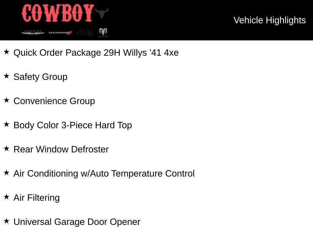 New 2025 Jeep Wrangler Willys 4xe SUV