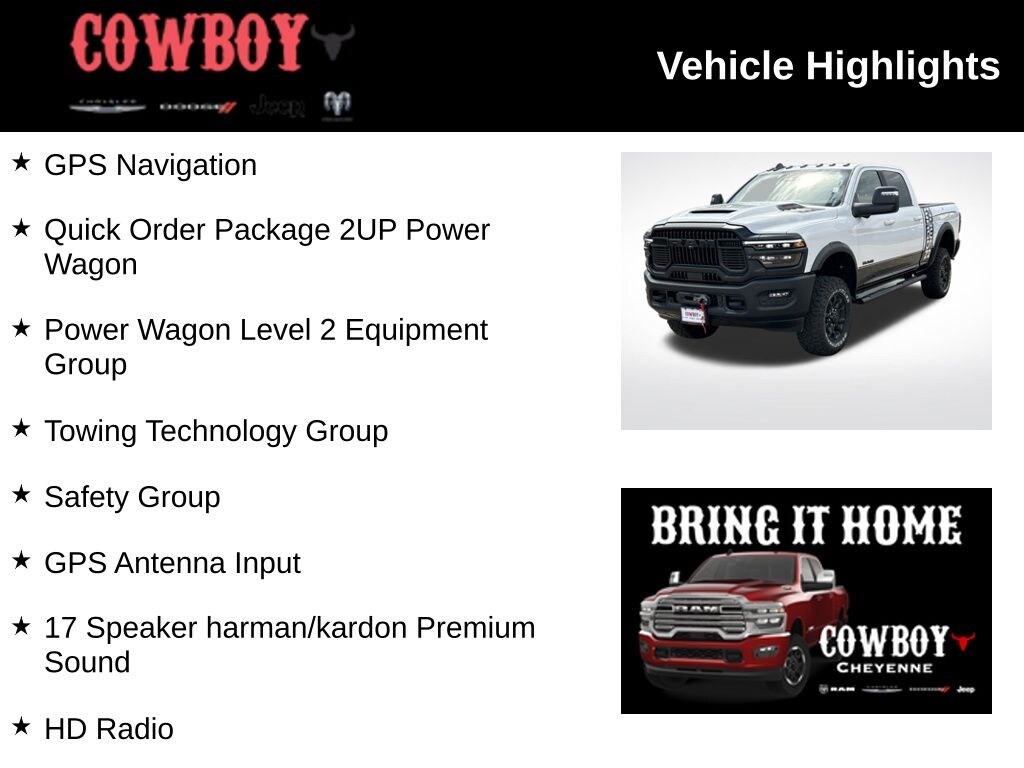 New 2025 Ram 2500 Rebel Truck