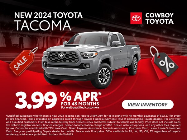 New Vehicle Specials | Cowboy Toyota