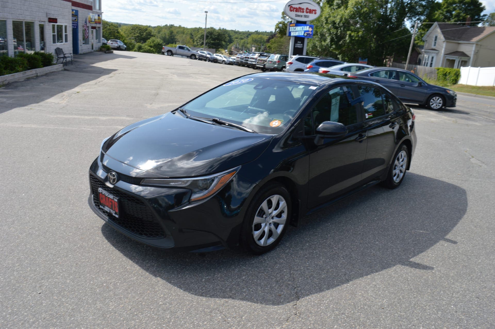 Used 2020 Toyota Corolla LE with VIN 5YFEPRAE6LP053876 for sale in Biddeford, ME