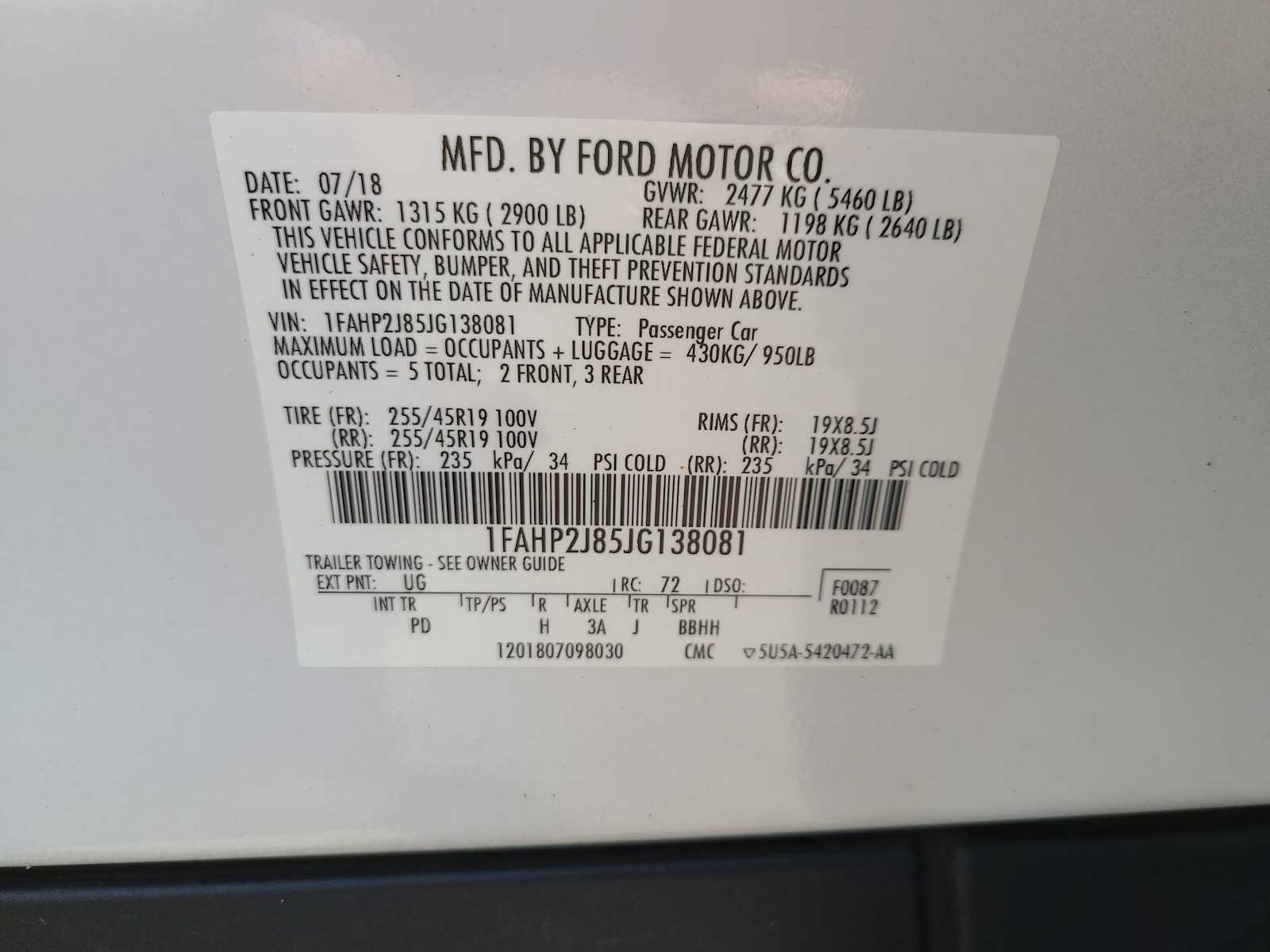 Thumbnail: 2018 Ford Taurus - 29