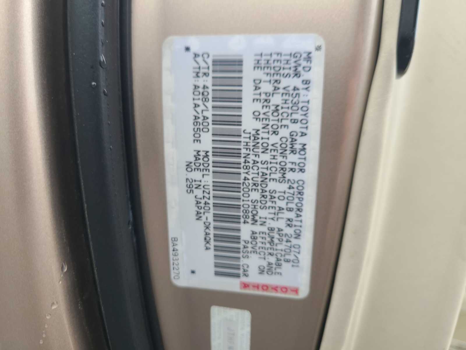 Thumbnail: 2002 Lexus SC - 29