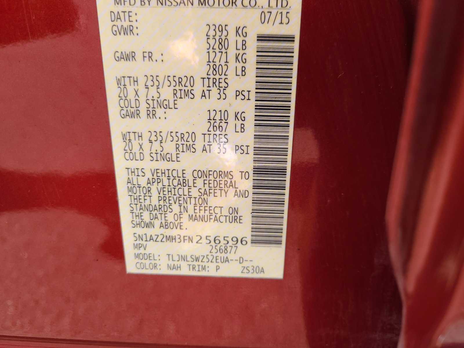 Thumbnail: 2015 Nissan Murano - 29