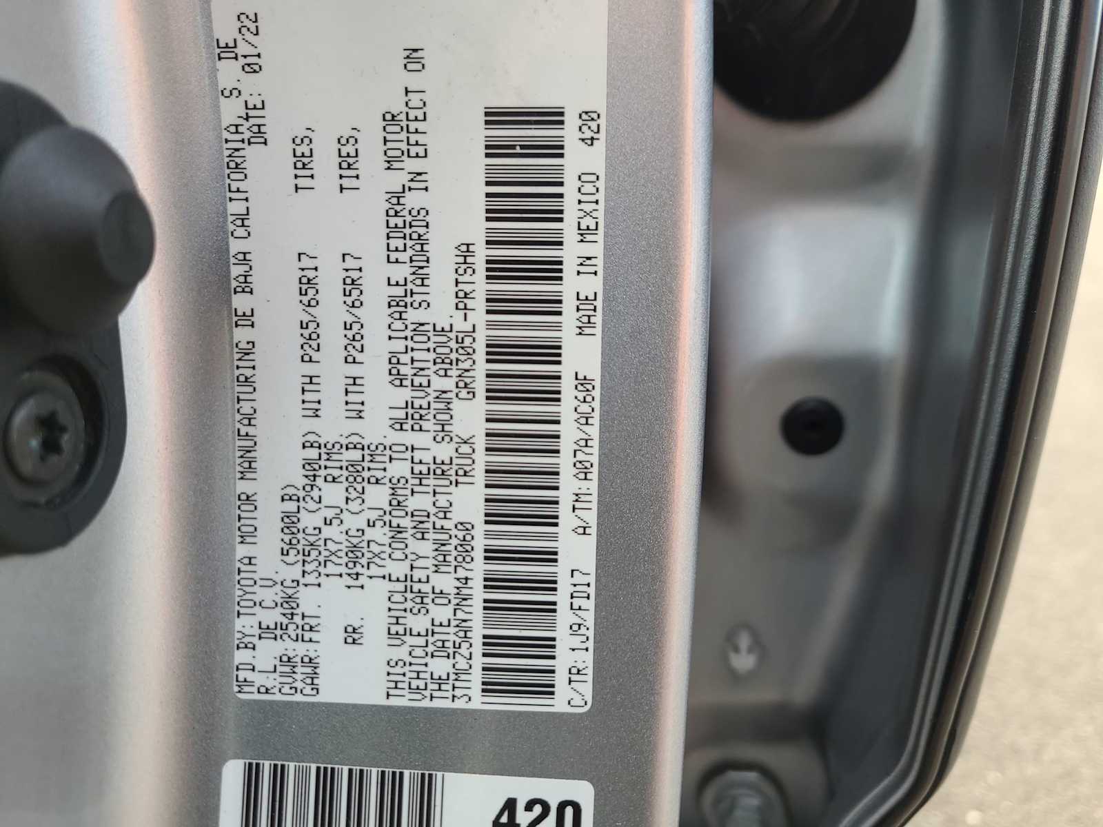 Thumbnail: 2022 Toyota Tacoma - 29