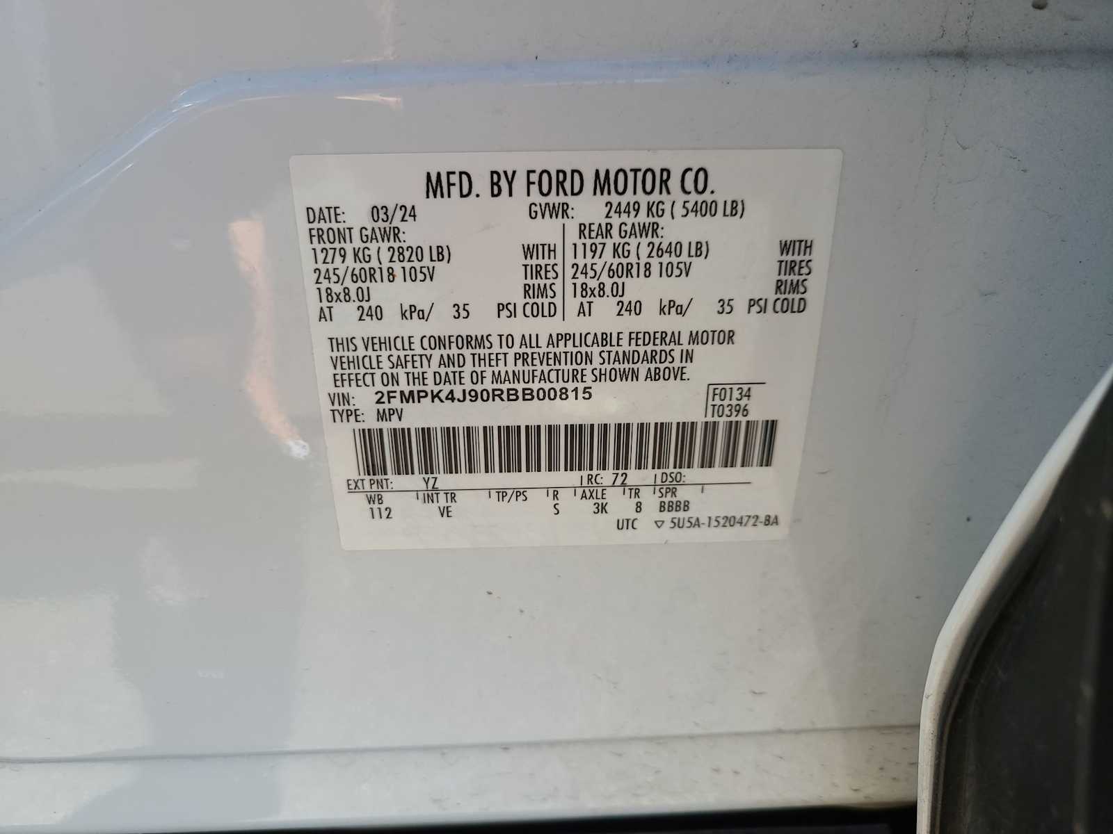 Thumbnail: 2024 Ford Edge - 29