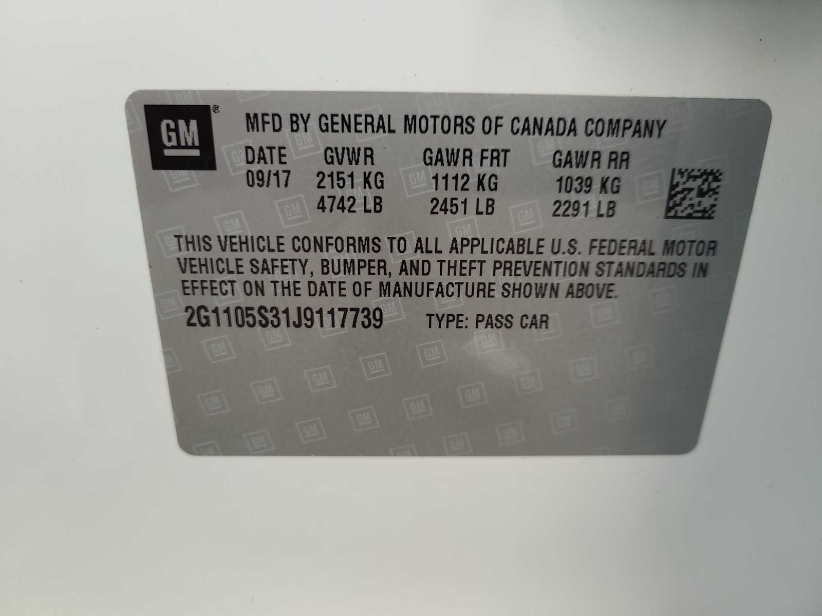 Thumbnail: 2018 Chevrolet Impala - 29