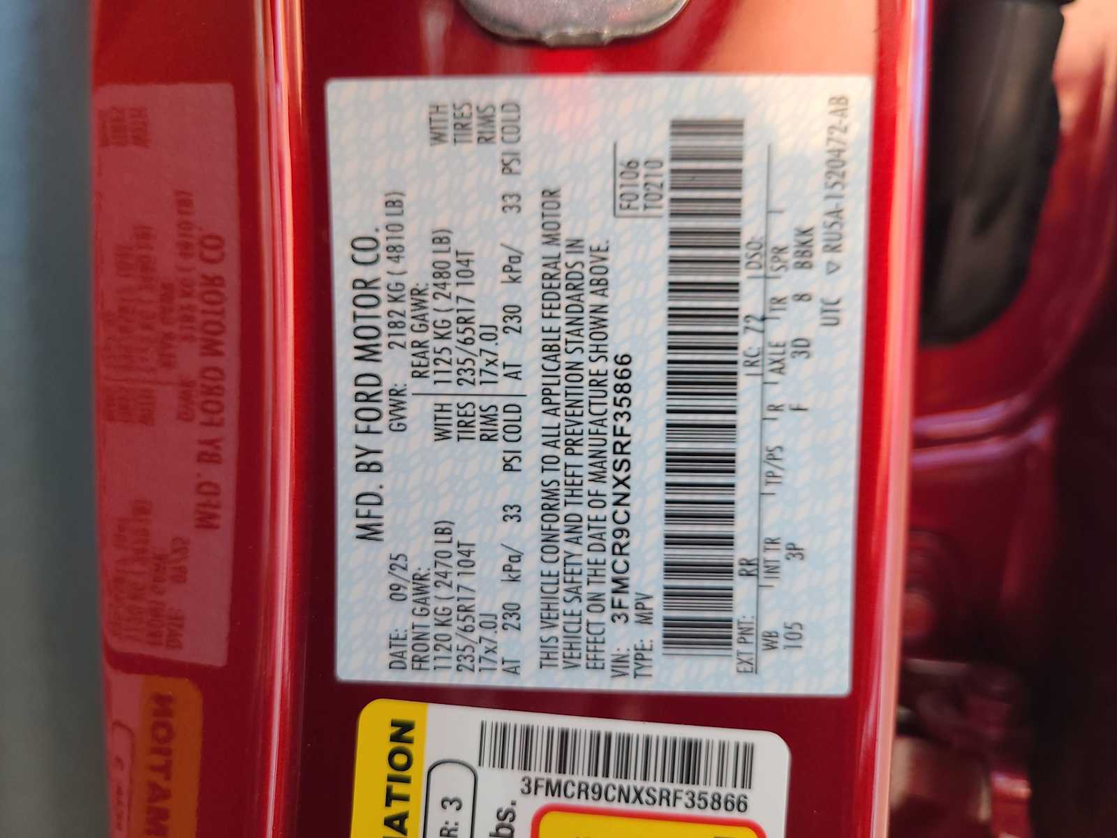 Thumbnail: 2025 Ford Bronco Sport - 29