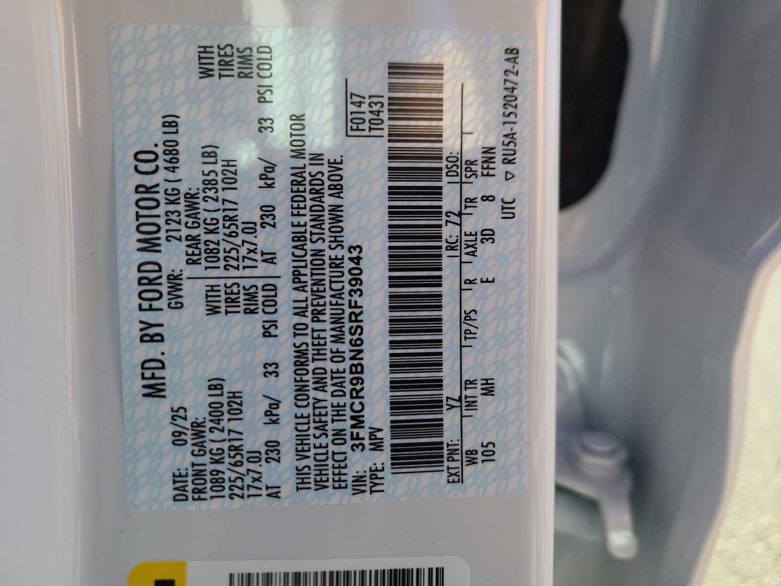 Thumbnail: 2025 Ford Bronco Sport - 29