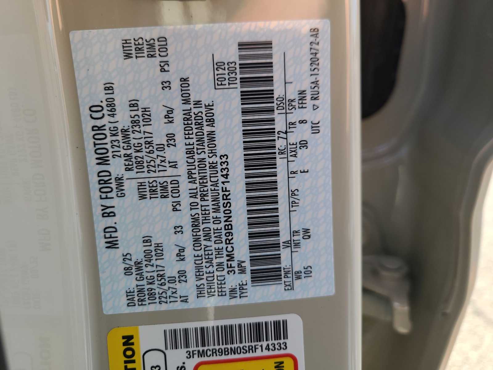 Thumbnail: 2025 Ford Bronco Sport - 29