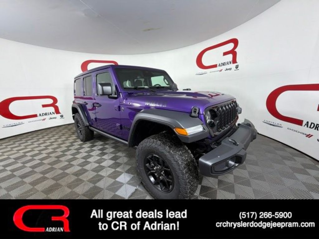 New 2026 Jeep Wrangler 4-DOOR WILLYS Sport Utility