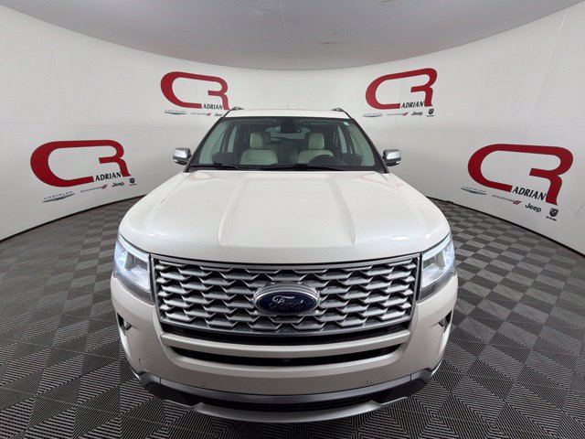 Certified 2018 Ford Explorer Platinum with VIN 1FM5K8HT9JGB76479 for sale in Adrian, MI