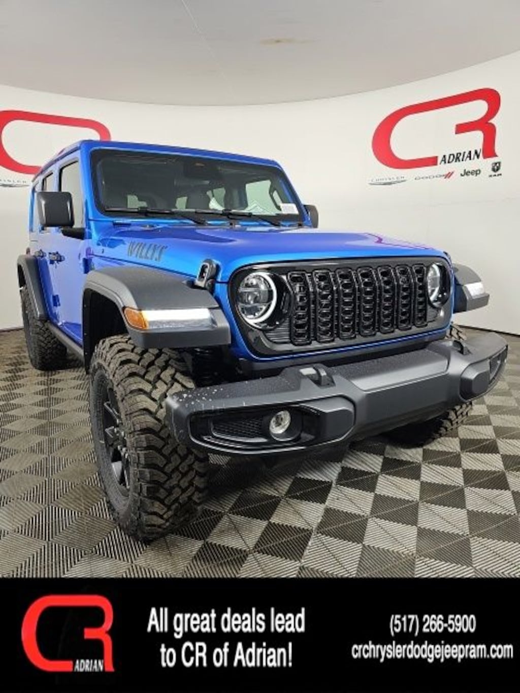 New 2026 Jeep Wrangler 4-DOOR WILLYS Sport Utility