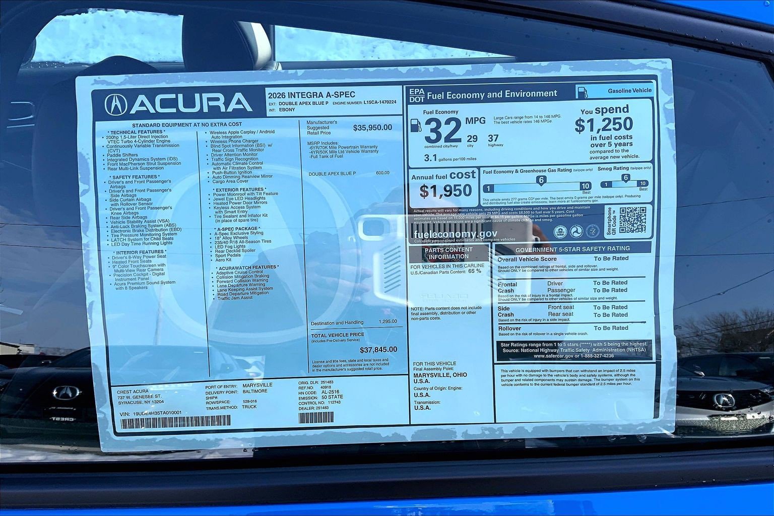 2026 Acura Integra A-Spec - Photo 20