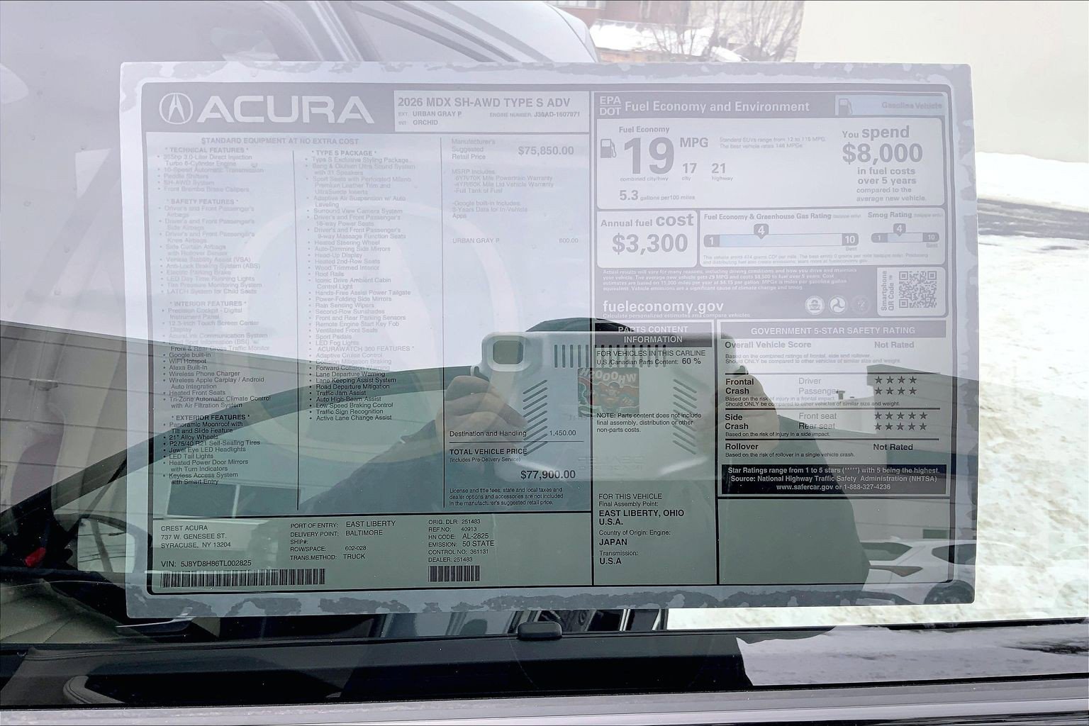 2026 Acura MDX Type S w/Advance Package - Photo 20