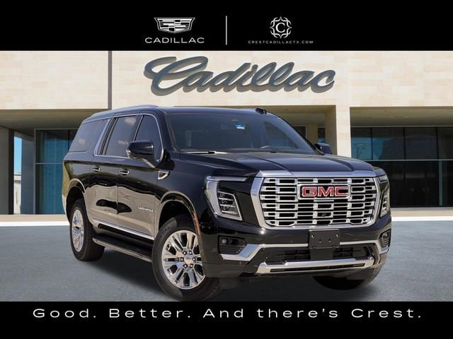 Onyx Black 2025 GMC Yukon XL Denali 4WD SUV / Crossover Four-Wheel Drive Automatic