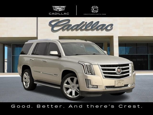 Silver Coast Metallic 2015 Cadillac Escalade SUV / Crossover Rear-Wheel Drive Automatic