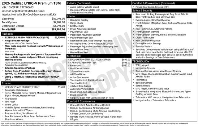 2026 Cadillac LYRIQ V Premium - Photo 28