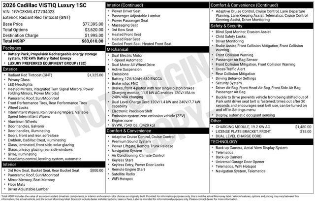 2026 Cadillac VISTIQ Luxury - Photo 31